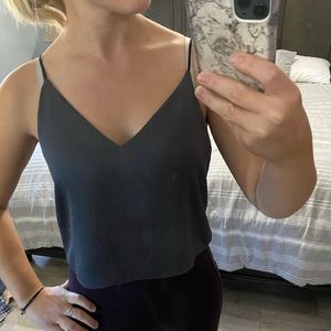 Express v neck reversible cropped tank